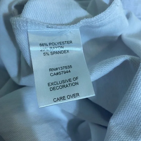 AHEAD CASUALS WOMEN'S SUE SWEATSHIRT XL WHITE CAMO HEATHER NEW NWT - Picture 5 of 6